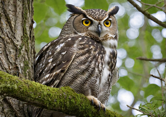 Obraz premium great horned owl