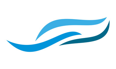 icon water wave vector design