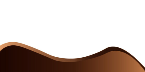 Fototapeta premium Brown Wave Background, Abstract geometric background with liquid shapes. Vector illustration. eps 10