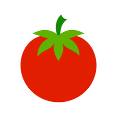 tomato logo isolated tomato on white background