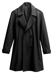 PNG Trench coat clothing trench black.