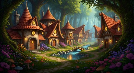 童話の世界 妖精が住むような美しい風景