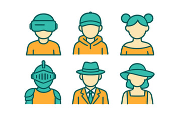 Diverse characters showcase different styles and eras in a vibrant illustration featuring modern and historical fashion