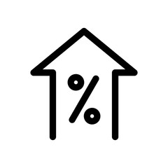 Increase and Growth Icon Banking Vector Symbol