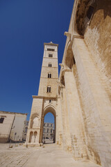 The Cathedral of Trani, also known as the Cathedral of Saint Nicholas, is the finest example of the Apulian Romanesque style - Trani - Italy

