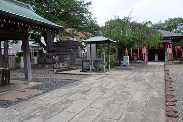buddhist (?) temple (chokoku-ji) in tokyo in japan 
