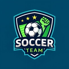 Obraz premium Unique Style Soccer Team Logo