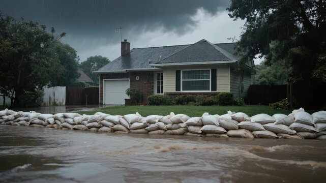 House During Flood