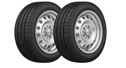 Two tires ready for the road