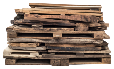 PNG Pile of pallet wood industrial letterbox.