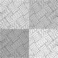 Seamless modern abstract pattern concept background vector set illusions pattern wallpaper