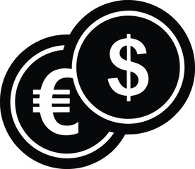 Obraz premium Golden dollar sign vector icon for finance and business illustration