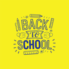 Back to School Typography Design