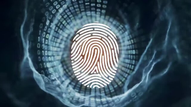 Fingerprint inside a digital tunnel
