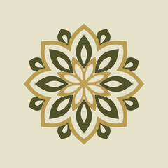 ornamental round lace pattern