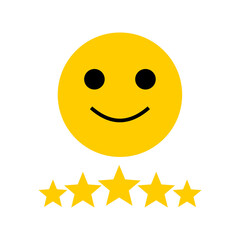 smile emoticon for rating