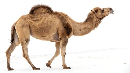 camel isolated on white