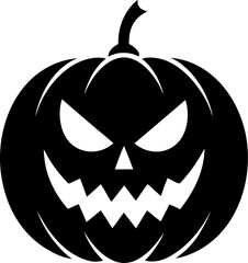 halloween pumpkin on white background