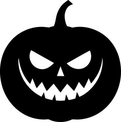halloween pumpkin isolated on white