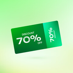 Discount Coupon with code red coupon BOGO, 50% 60%, 70%, 80% off coupon voucher discount coupon with modern colours.