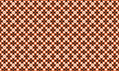 Traditional Seamless Batik Pattern with Floral Motifs