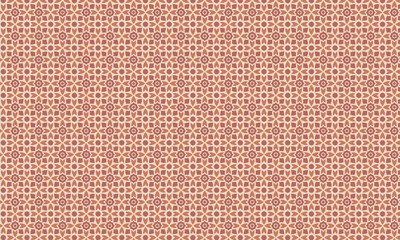 Traditional Seamless Batik Pattern with Floral Motifs