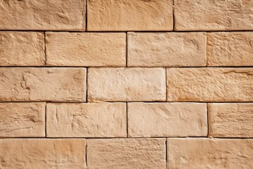 Obraz premium Beige stone wall texture