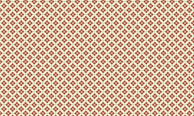 Seamless Traditional Batik Pattern with Geometric Motifs