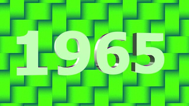 1965  New Year Countdown Motion Graphic Animation in 4K"