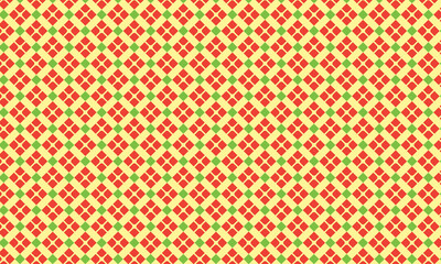 Seamless Traditional Batik Pattern with Geometric Motifs