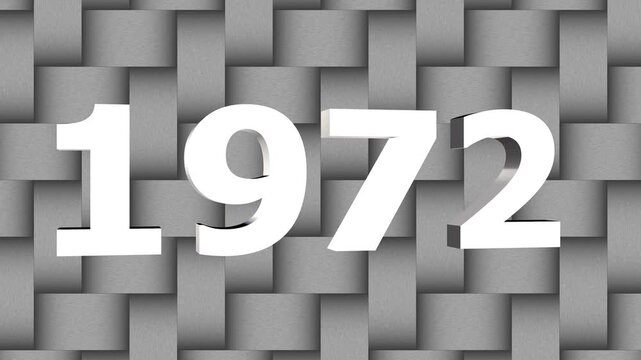 "1972  New Year Countdown Motion Graphic Animation in 4K"