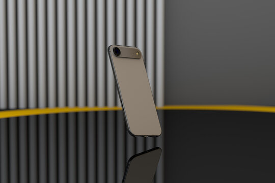 iPhone 17 air a 3D render mobile concept