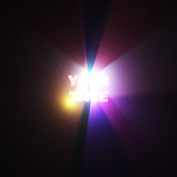 Light Point Glow Text Reveal Animation Square Loop