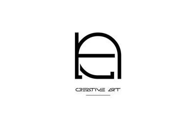 NE, EN, N, E abstract letters logo monogram