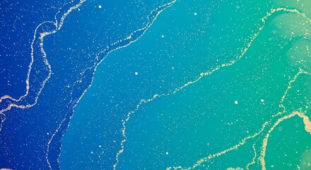 Naklejka premium Abstract Gradient Background with Swirling Patterns and Glitter