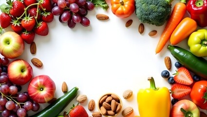 vegetables and fruits, fresh vegetables on white, vegetables on a white background