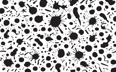 Splattered ink halftone texture with rough, random textures and dynamic grunge smears dust Vintage dirty grunge scan paper texture. Old worn overlay distressed background. 