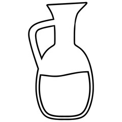 drink jug icon vector