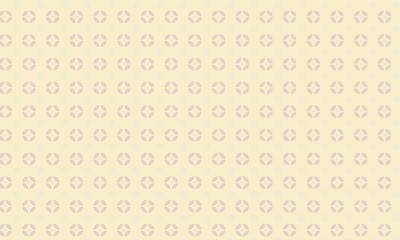 Minimalist Floral Batik Pattern with Circular Symmetry