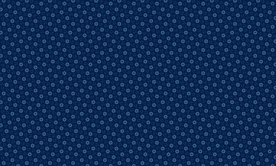 Seamless Traditional Batik Pattern with Floral Star Motifs