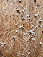 Okruszki, deska śniadaniowa