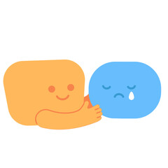 Supportive Talk Illustration