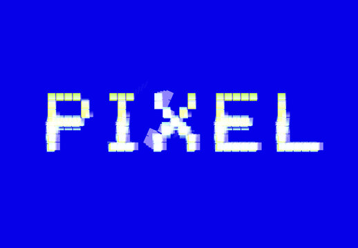 Pixel Text Effect