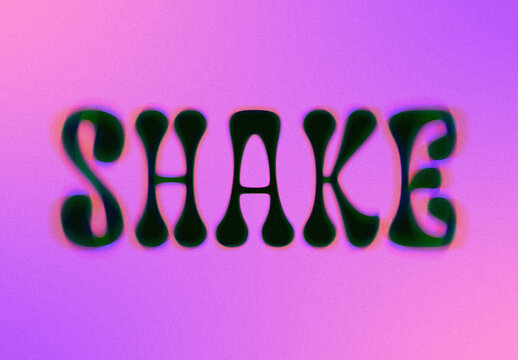 Shaken Text Effect