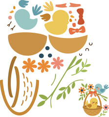 Birds, animal cut file, laser cut, cricut, silhouette, paper craft, felt craft, fabric craft, svg file, cutting file,