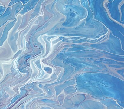 Abstract Classic Blue Marbled background, fluid paint art, wavy wallpaper, marbling texture, blue lines, artistic fashion backdrop, Pattern Abstract Wave Texture Ebru Effect Ombre Bright Gradient	