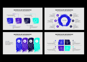 Watercolor Infographic Presentation