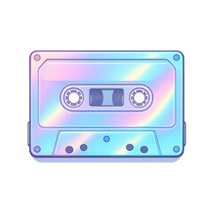 Obraz premium Holographic Cassette Tape