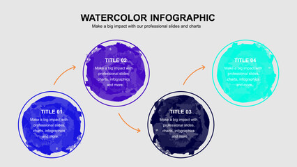 Watercolor Infographic Presentation