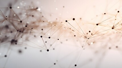Abstract network design with interconnected points and lines.